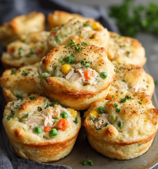 Chicken Cobbler Cups