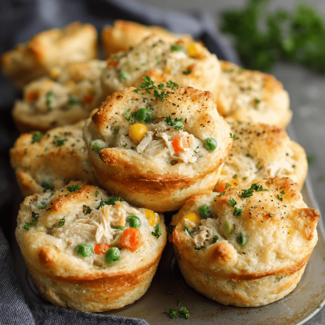 Chicken Cobbler Cups