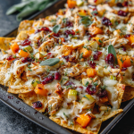 Autumn Harvest Chicken Nachos