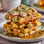 Savory Chicken & Stuffing Waffles