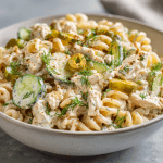 Chicken & Pickle Pasta Salad