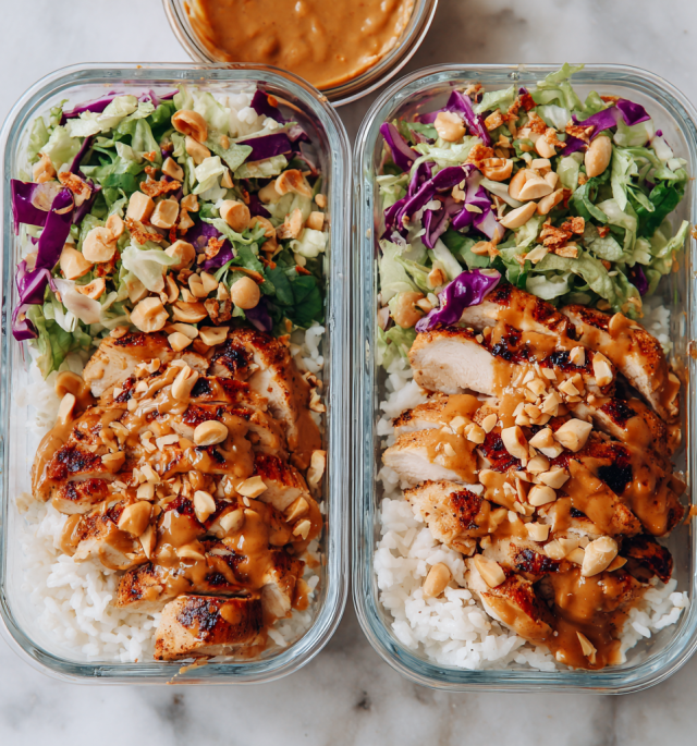 Butter Chicken Meal Prep Bowls