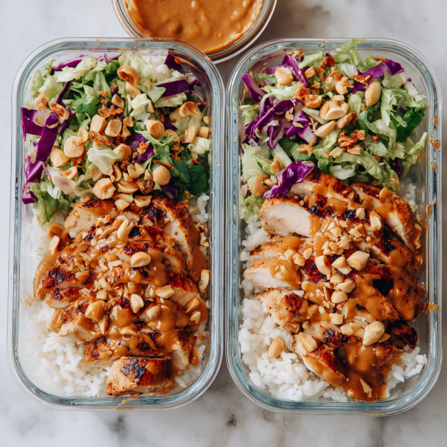 Butter Chicken Meal Prep Bowls