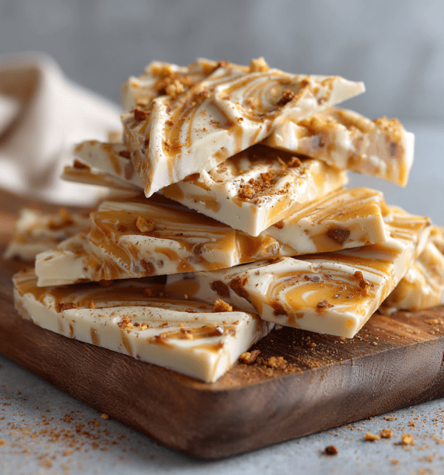 Pumpkin Cinnamon Apple Taffy Bark