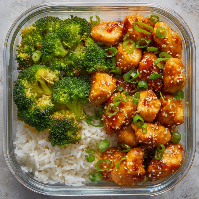 Easy Orange Chicken Meal Prep