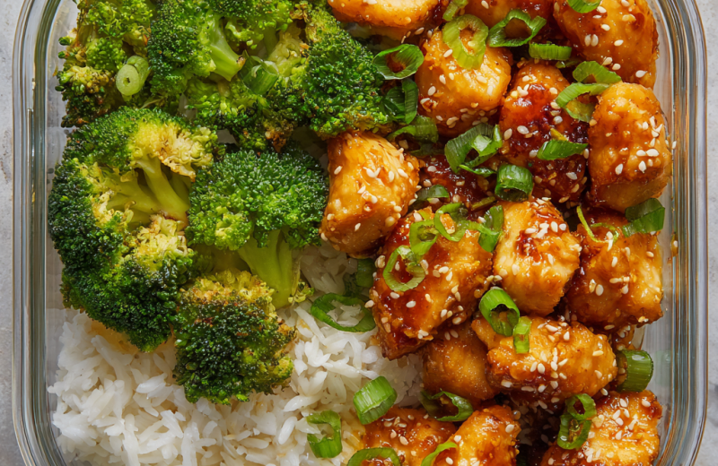 Easy Orange Chicken Meal Prep