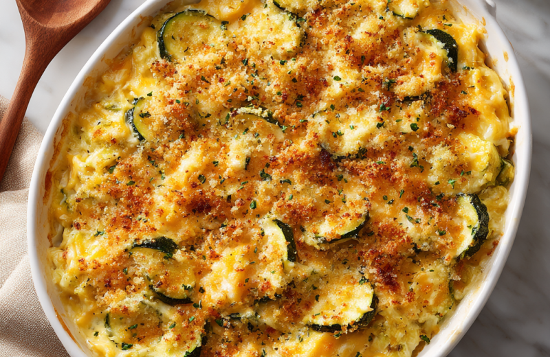 Easy Cheesy Zucchini Casserole