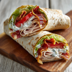 [Make-Ahead] Turkey Wrap with Bacon