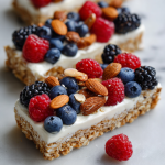 Frozen Greek Yogurt Granola Bars