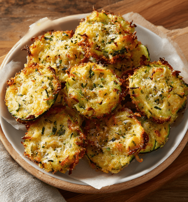 Baked Cheesy Zucchini Bites