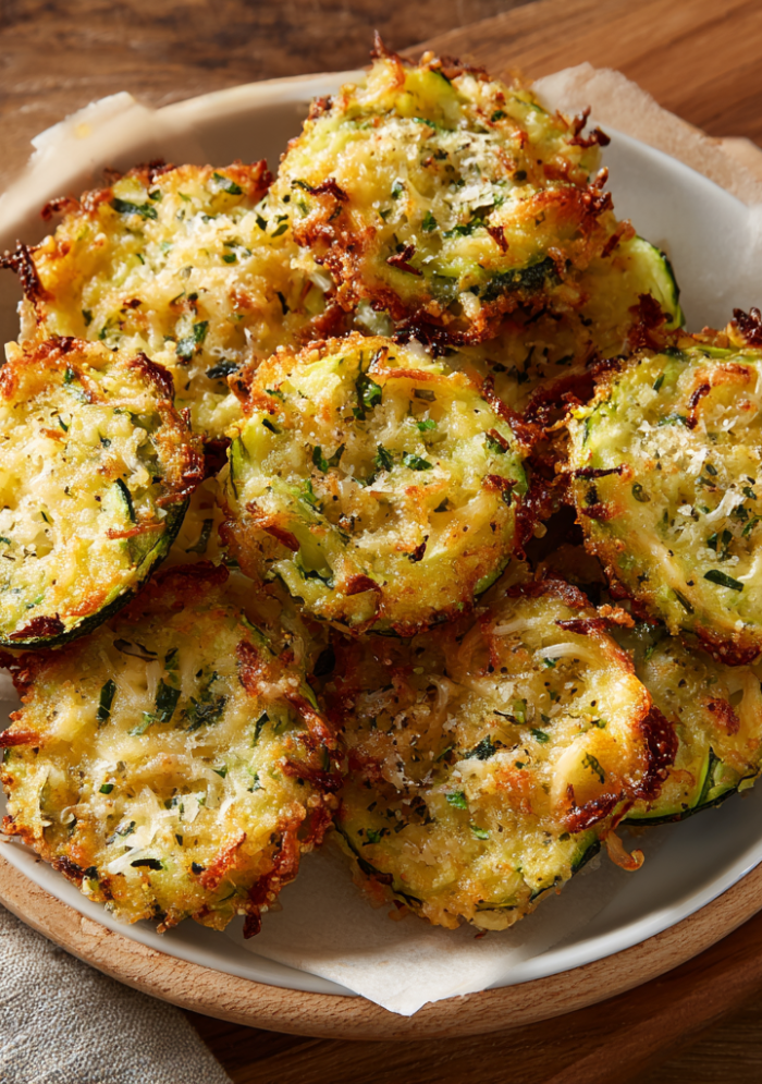 Baked Cheesy Zucchini Bites