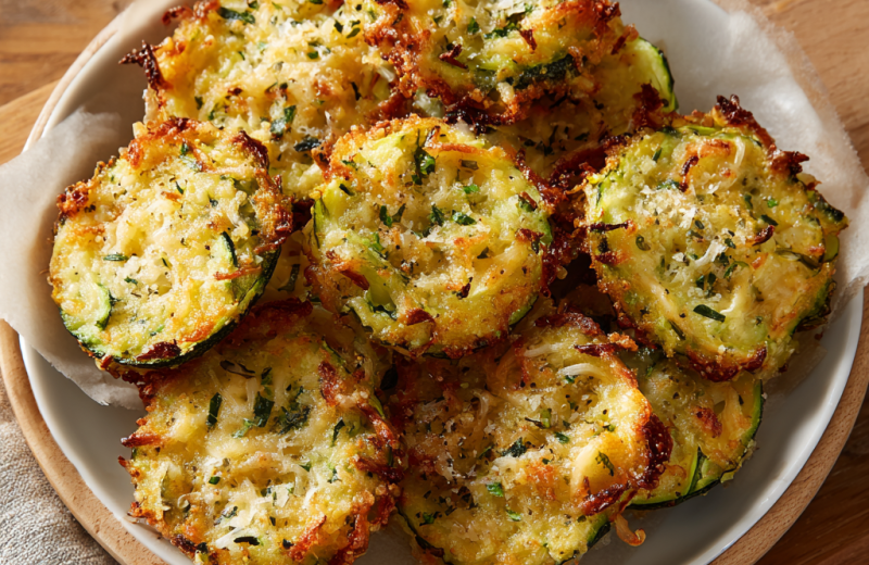 Baked Cheesy Zucchini Bites