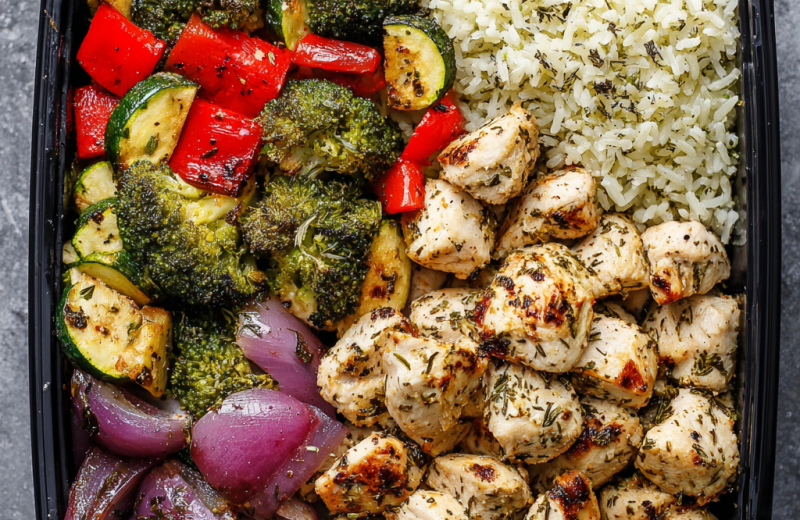 Italian Chicken Meal Prep Bowls