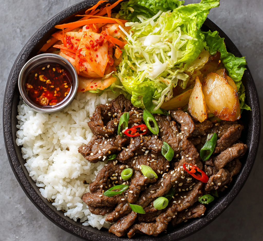 Korean Beef Bowl (Bulgogi)