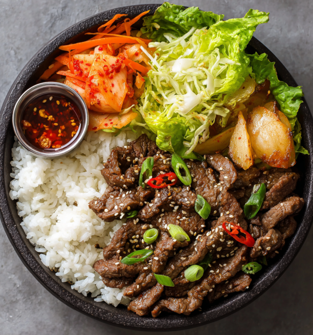 Korean Beef Bowl (Bulgogi)