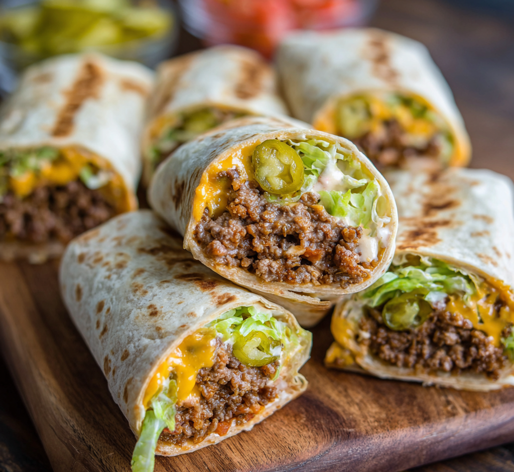 Meal Prep Big Mac Wraps