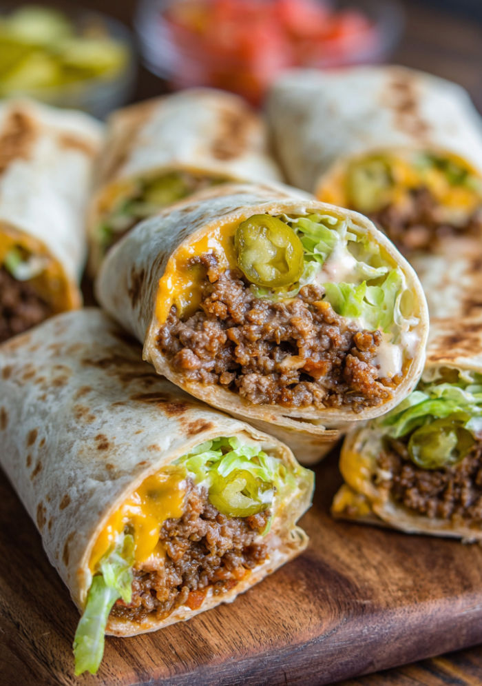 Meal Prep Big Mac Wraps