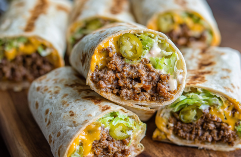 Meal Prep Big Mac Wraps