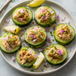 Crispy Cucumber Tuna Bites