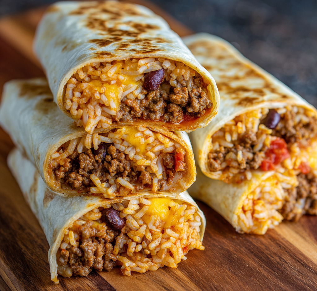 Meal Prep Beef Burritos