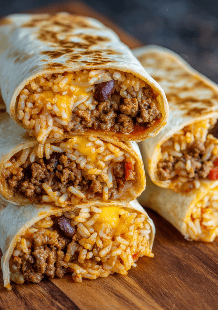 Meal Prep Beef Burritos