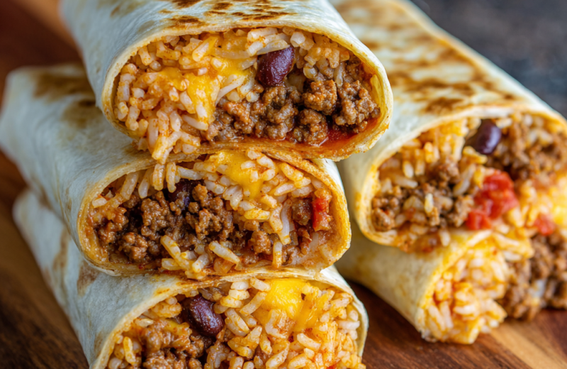 Meal Prep Beef Burritos