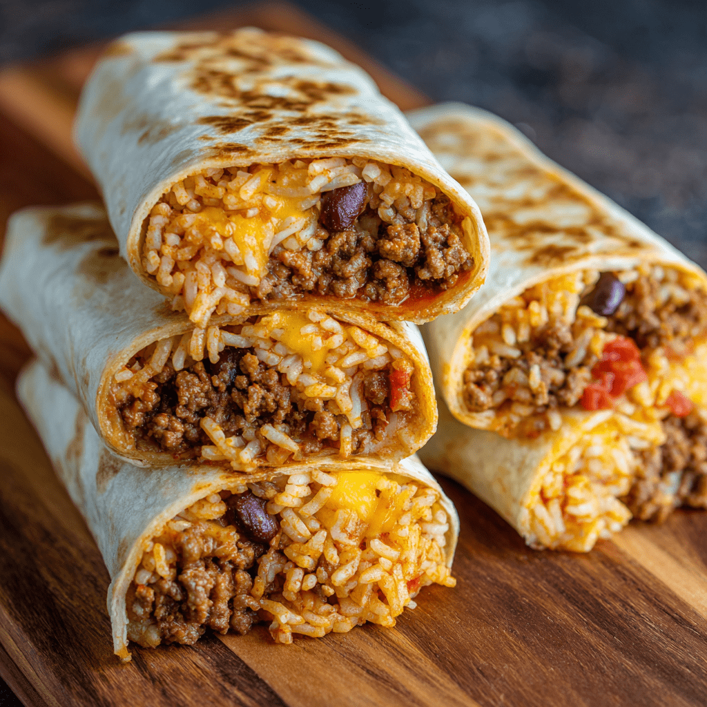 Meal Prep Beef Burritos