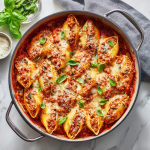 Turkey Bolognese Stuffed Shells