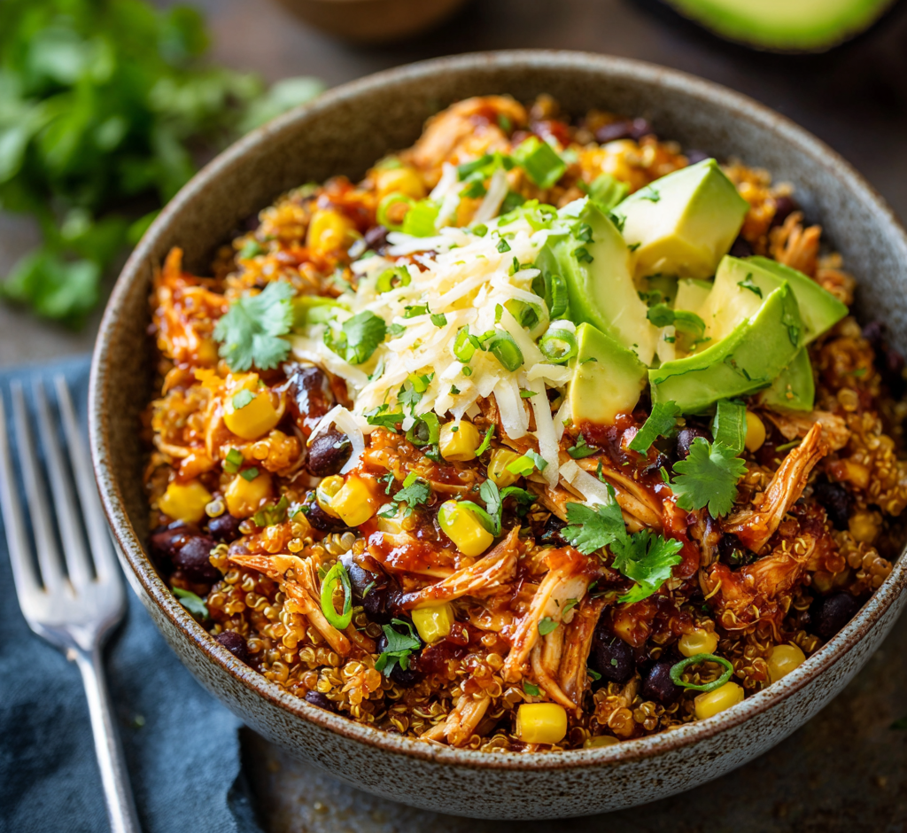BBQ Chicken Quinoa Salad