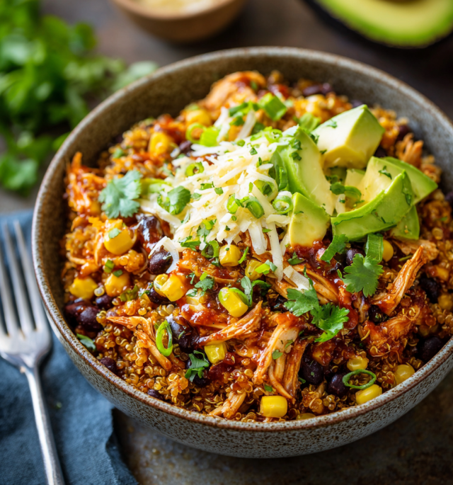 BBQ Chicken Quinoa Salad