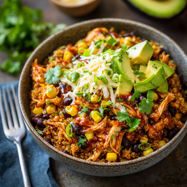 BBQ Chicken Quinoa Salad