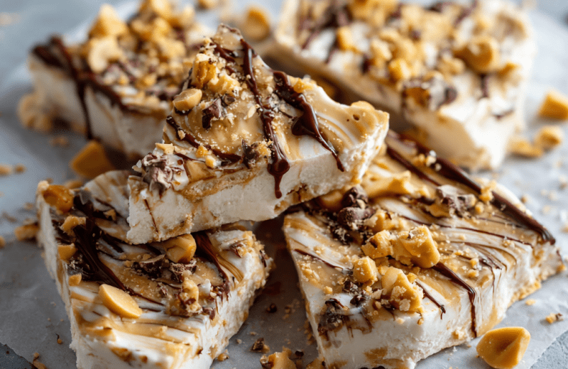 Frozen Peanut Butter Yogurt Bark