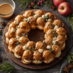 Caramel Apple Cider Éclair Wreath