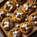 Pumpkin S’mores Cookies