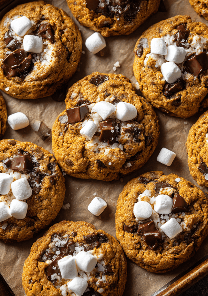Pumpkin S’mores Cookies