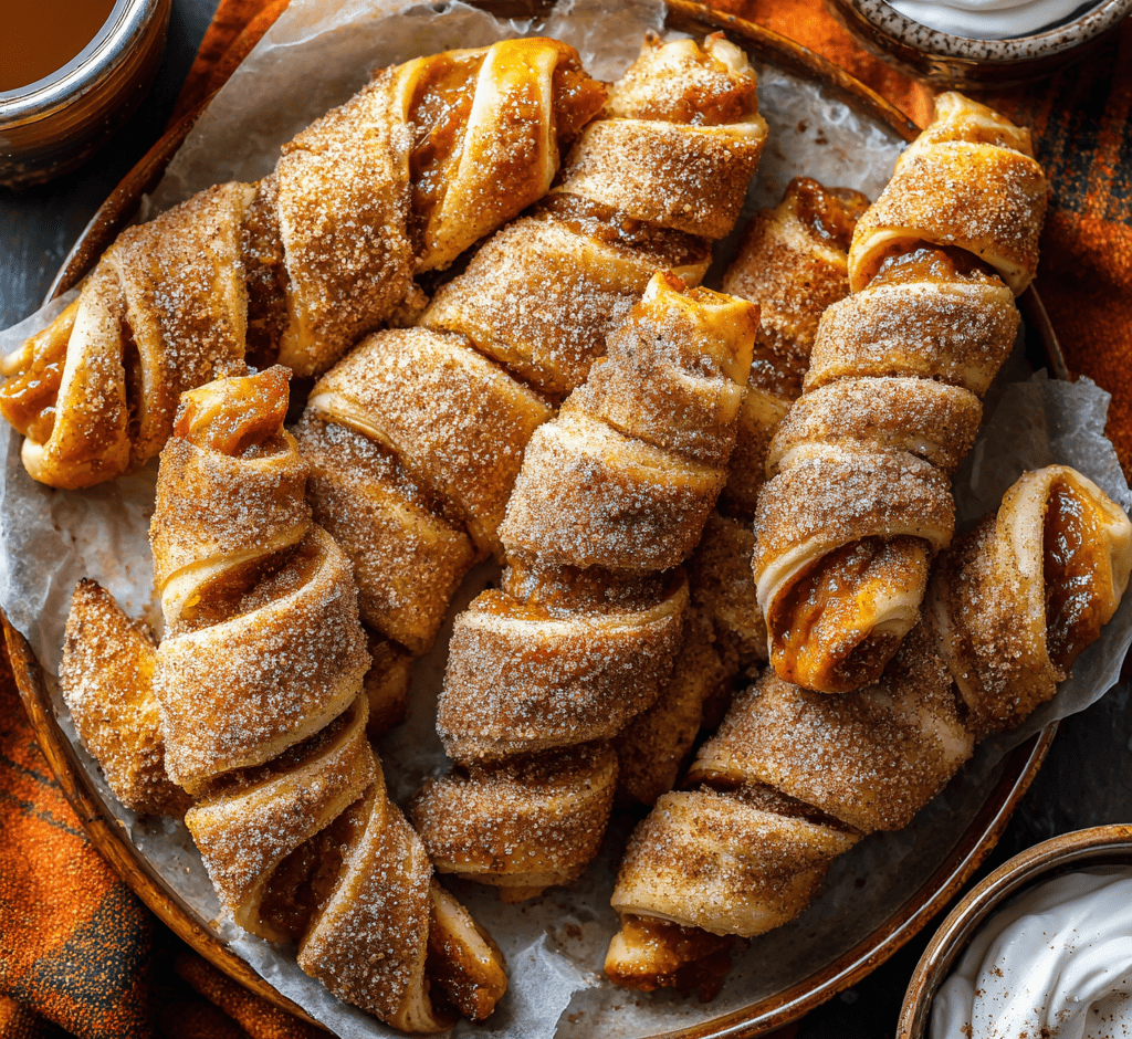 Easy Pumpkin Pie Twists