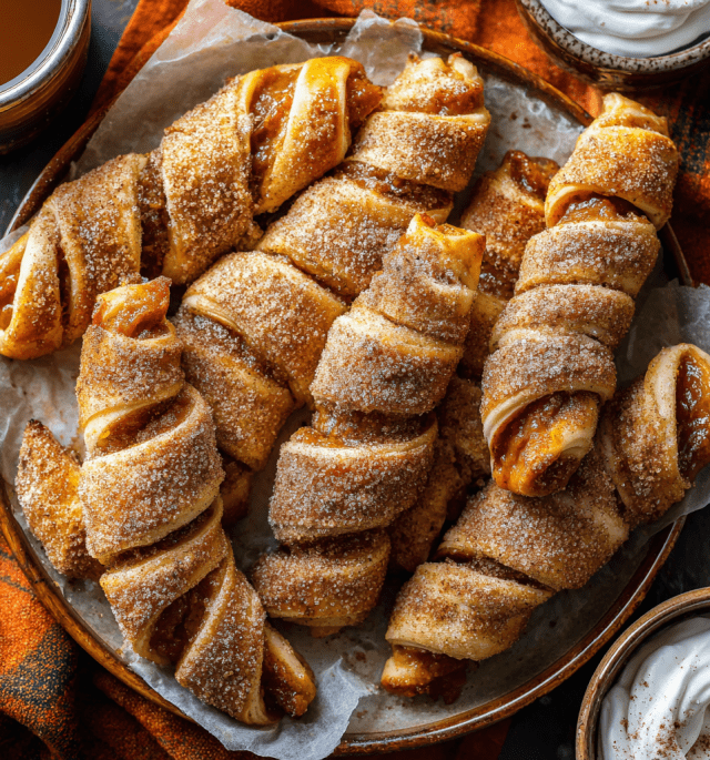 Easy Pumpkin Pie Twists