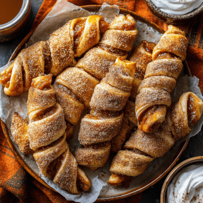 Easy Pumpkin Pie Twists