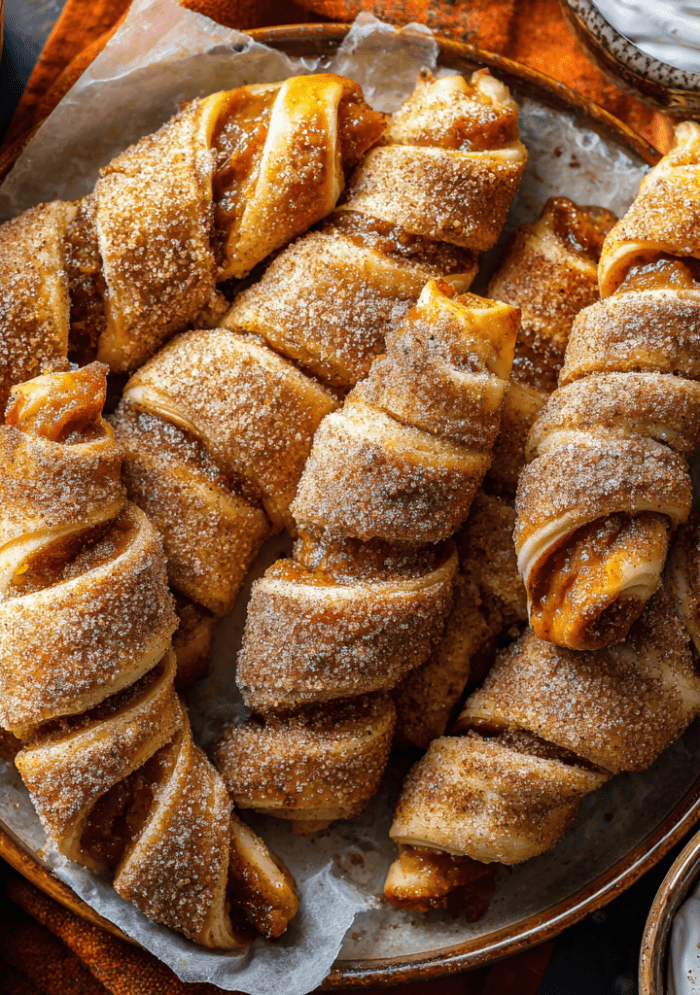 Easy Pumpkin Pie Twists