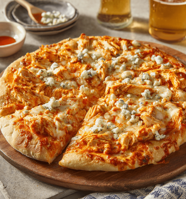 Buffalo-Style Chicken Pizza
