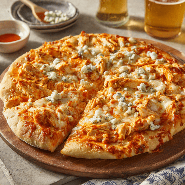 Buffalo-Style Chicken Pizza