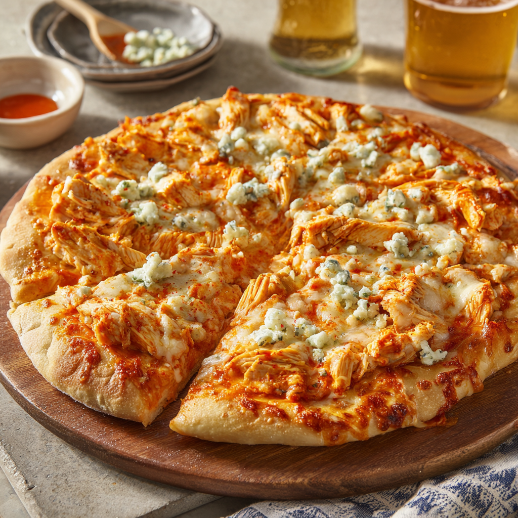 Buffalo-Style Chicken Pizza