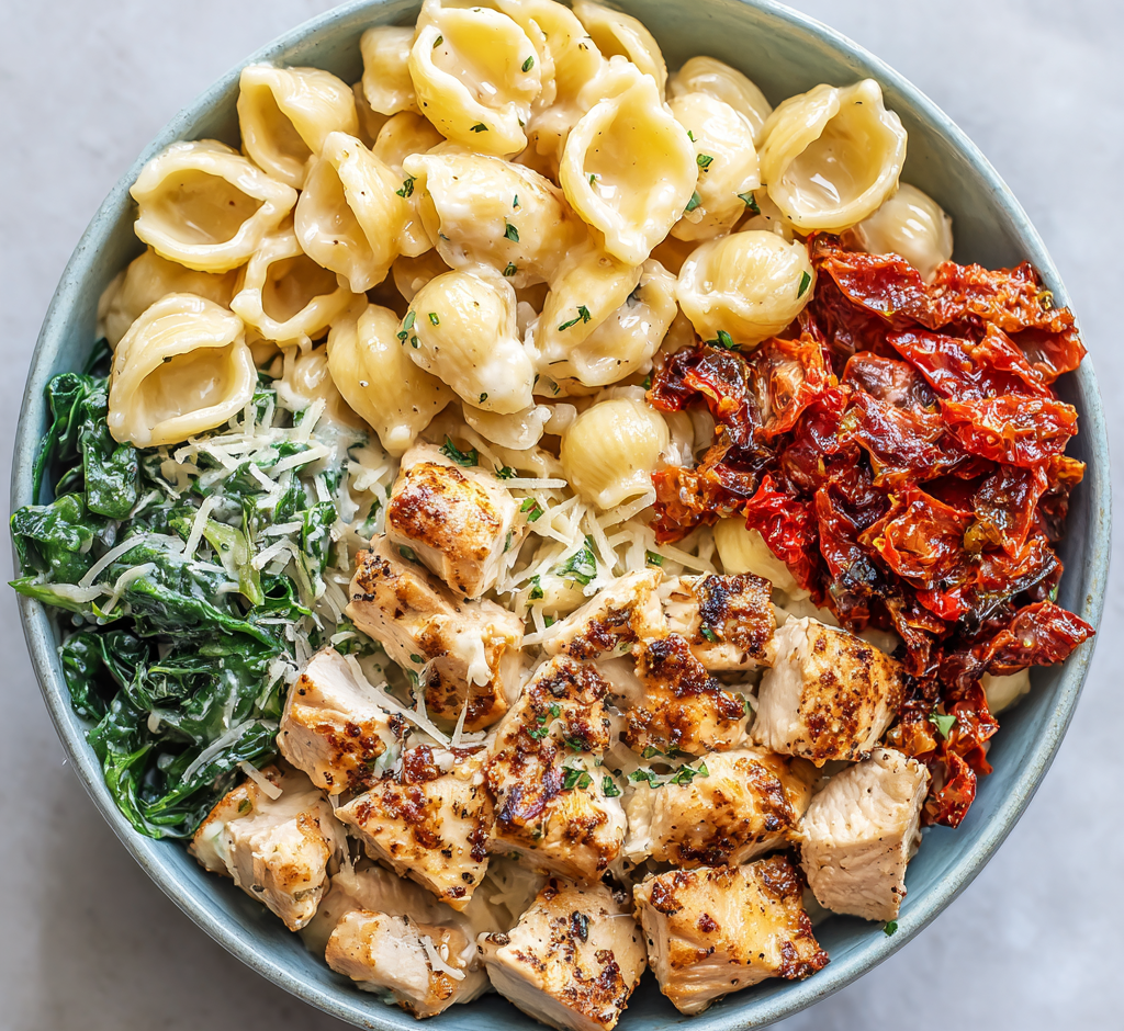 High-Protein Marry Me Chicken Meal Prep Bowls
