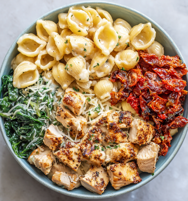 High-Protein Marry Me Chicken Meal Prep Bowls
