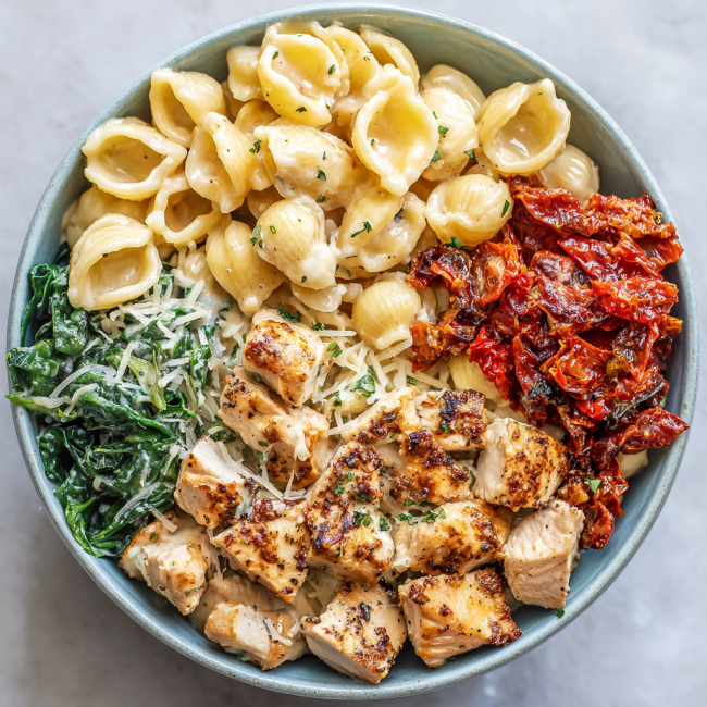 High-Protein Marry Me Chicken Meal Prep Bowls