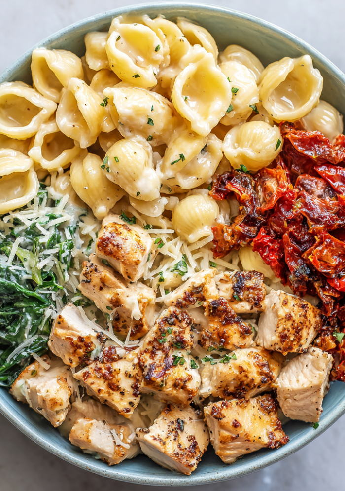 High-Protein Marry Me Chicken Meal Prep Bowls