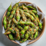 Crispy Parmesan Garlic Edamame Recipe