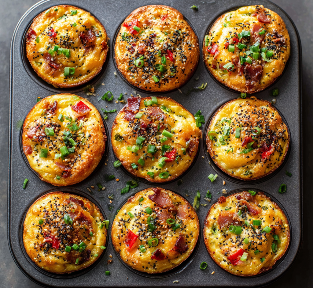 Turkey Bacon Breakfast Muffins