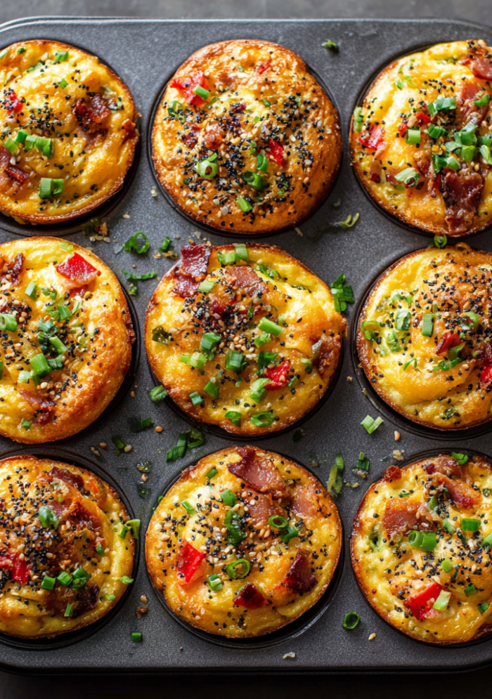 Turkey Bacon Breakfast Muffins