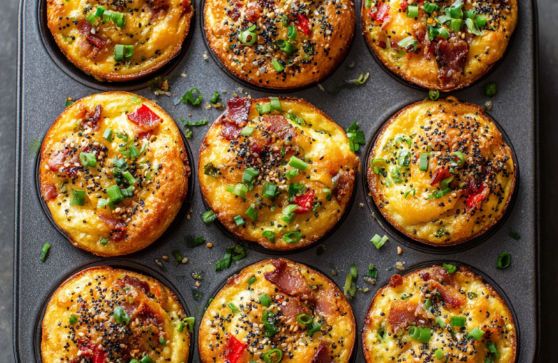Turkey Bacon Breakfast Muffins